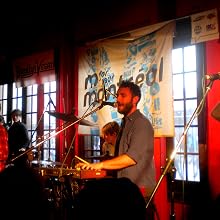 Local Natives - Local Natives performing at Galaxy Room during SXSW on March 20th, 2010 on Sixth Street in Austin, Texas.