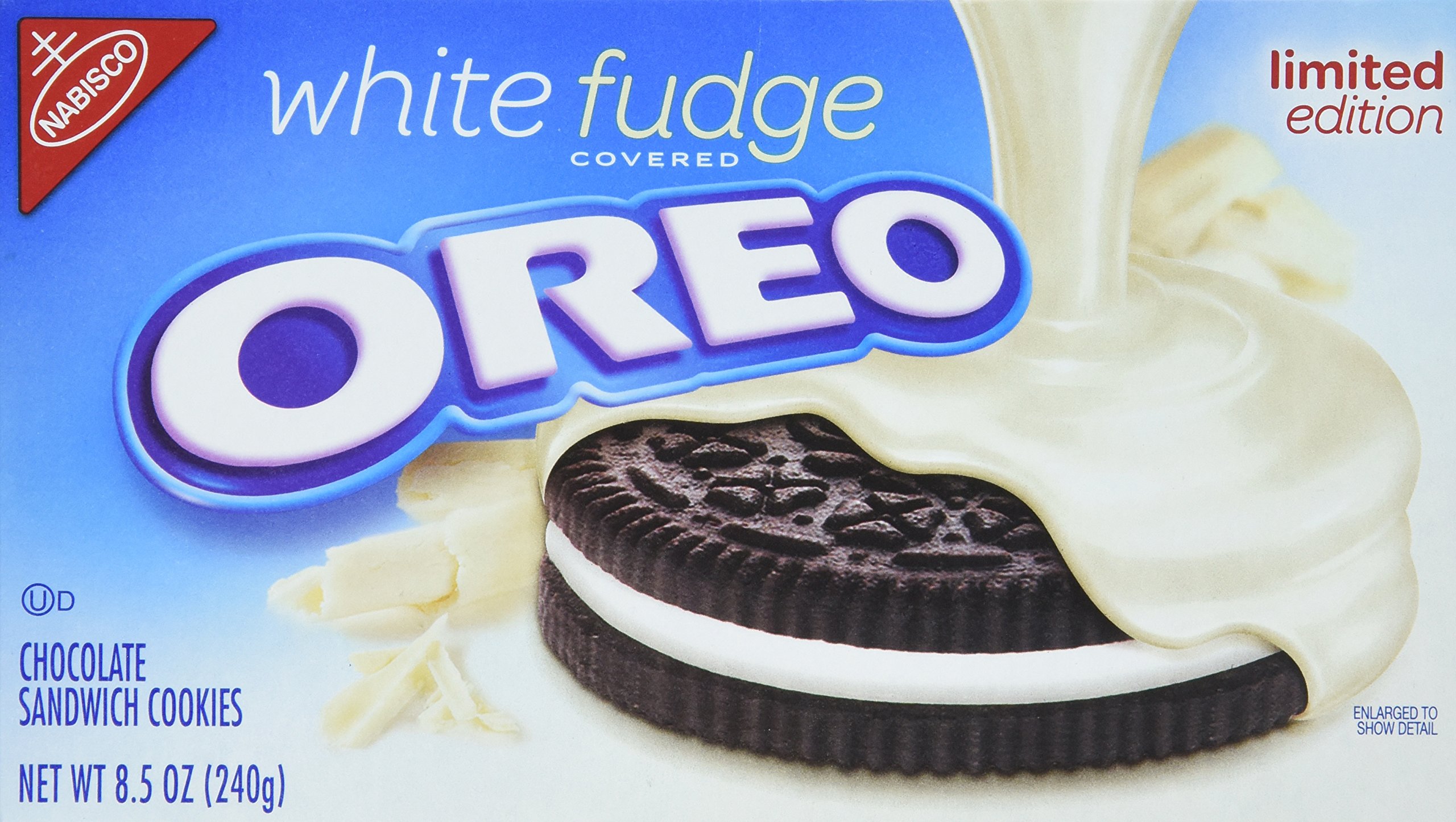 Galleon White Fudge Covered Oreo Cookies Limited Edition 8.5 Oz