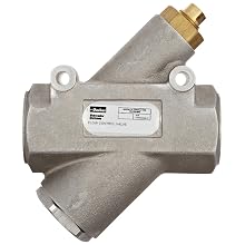 Parker 032501500 3250 Series Aluminum Inline Flow Control Valve, 1-1/2" NPTF, 250 psi, Standard Adjustment