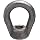 Steel Eye Nut, Not For Lifting, Grade 5, Right Hand Threads, Class 2B 1/2"-13 Threads, Made in US
