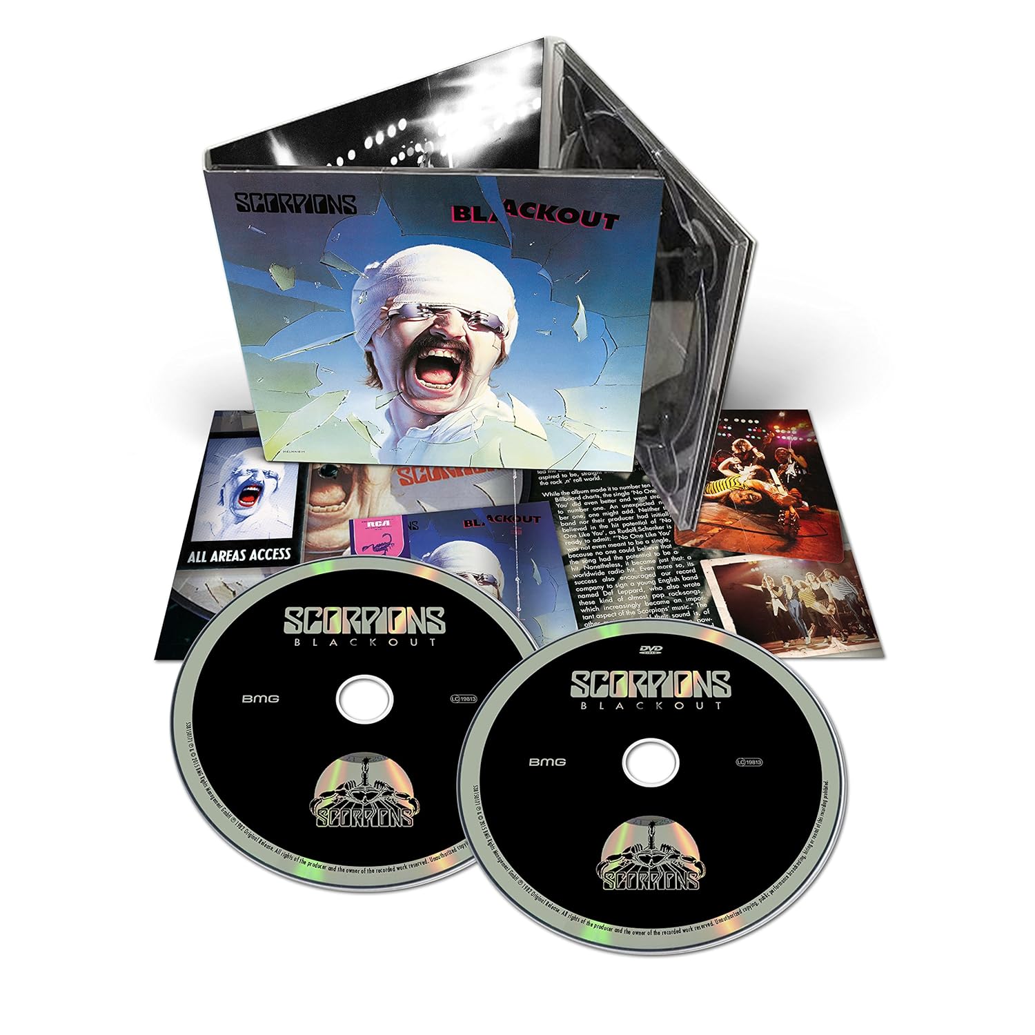 50周年記念品　Scorpions 初回限定DVD付きCD Scorpions - Lovedrive (50th Anniversary Deluxe Version) - CD + DVD