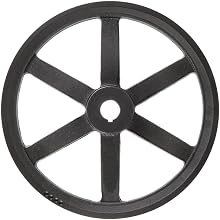 Martin P/B Plain Bore FHP Sheave, 4L/5L or B Belt Section, 1 Groove, Class 30 Gray Cast Iron