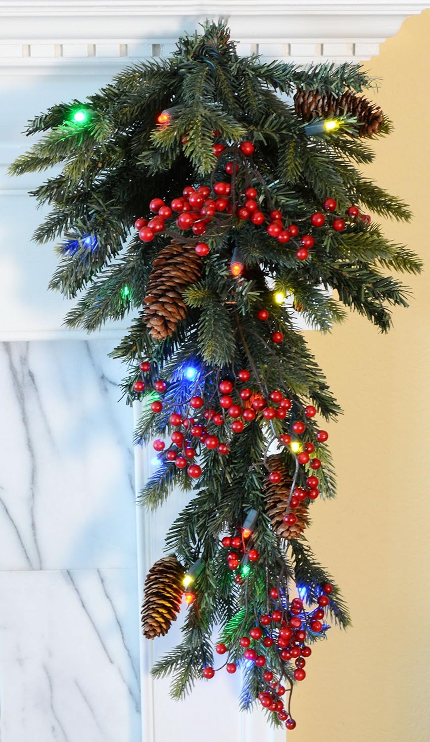 Купить 24 Inch Long Battery Operated LED Noble Fir Pine Christmas