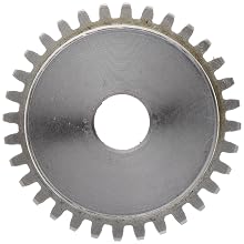 Boston Gear Spur Gear, 14.5 Pressure Angle, Steel, Inch, 20 Pitch