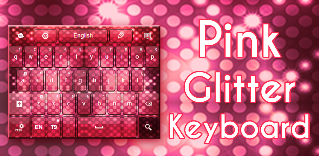 Pink Glitter Keyboard Appstore for Android