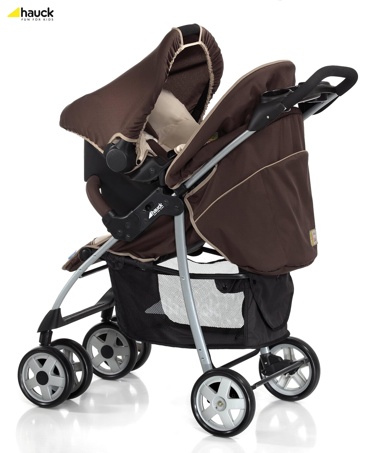 New Hauck Disney Winnie the Pooh doodle brown travel system buggy pram
