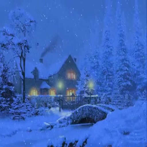 Snow Cottage LIVE WALLPAPER