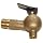 Justrite 08540 .75" NPT Thread, 4.0" L x 3.75" H Brass Control Flow Lab Safety Faucet