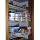 Shelf on Rails Expandable Chrome Plated Pantry Pull Out Shelf, 16 by 12-Inch