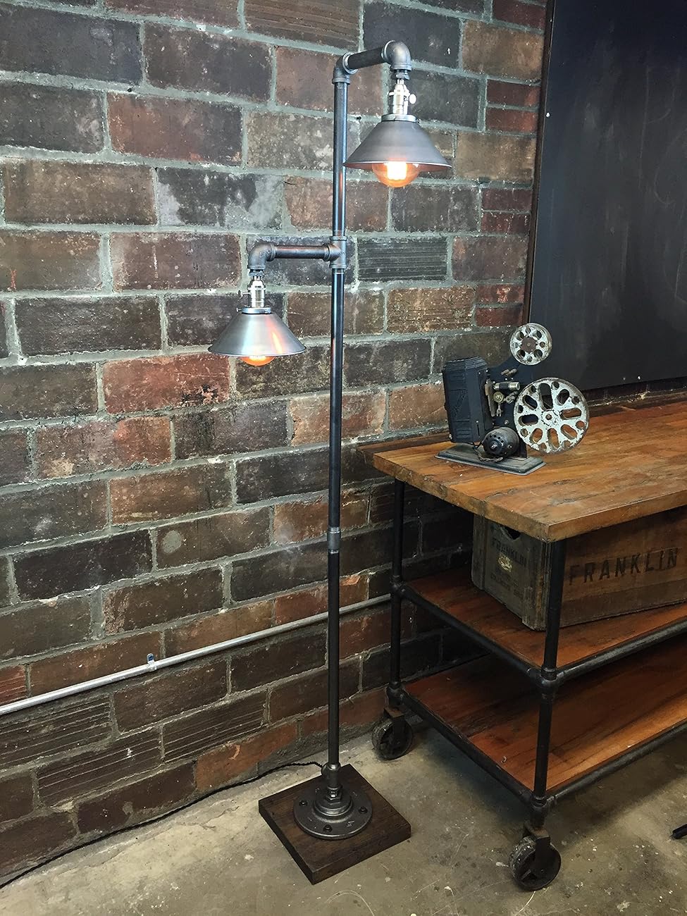 Industrial Floor Lamp Edison Bulb Pendant