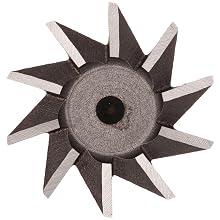 Niagara Cutter DT456 Single Angle Shank Type Dovetail Cutter, High Speed Steel, Uncoated (Bright), Weldon Shank, 45 Degree Angle, 1-3/8" Cutter Diameter, 10 Tooth, 3/8" Face Width, 2-7/8" Overall Length