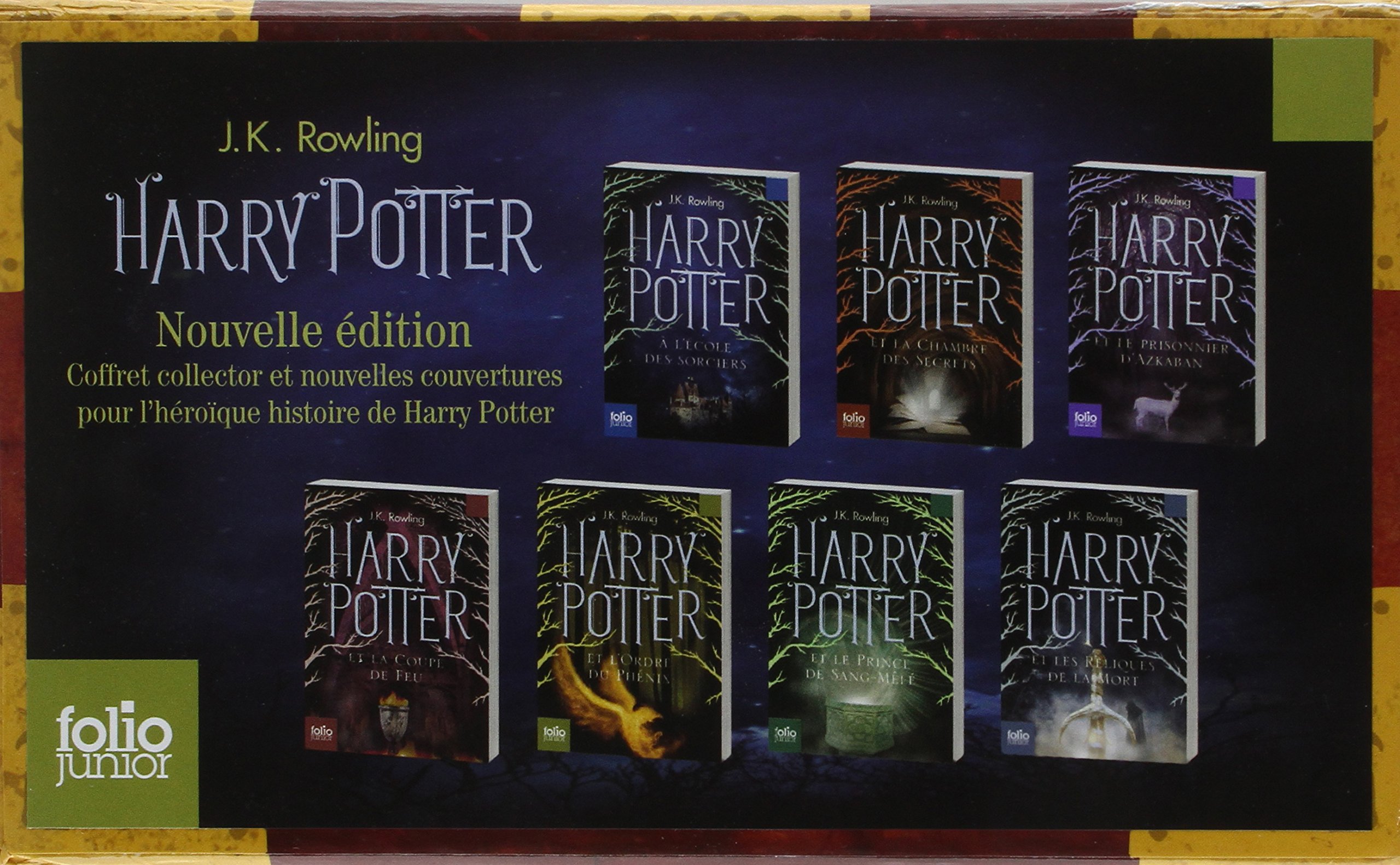 Coffret 7 Livres Harry Potter Français Folio Junior La Gazette du Sorcier - Concours anniversaire de Poudlard12