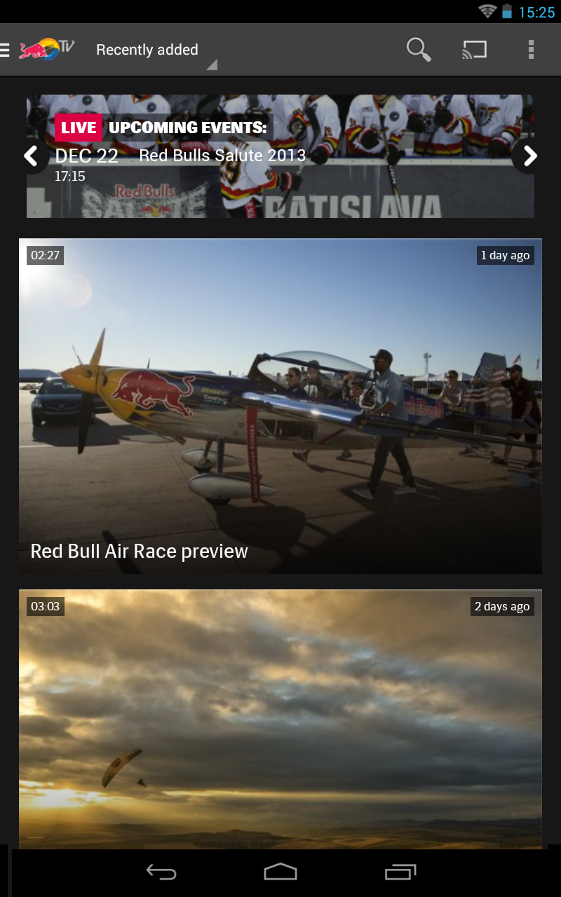 Red Bull TV Appstore for Android