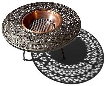 Strathwood Gartenmöbel - St. Thomas Tisch mit Feuerstelle aus