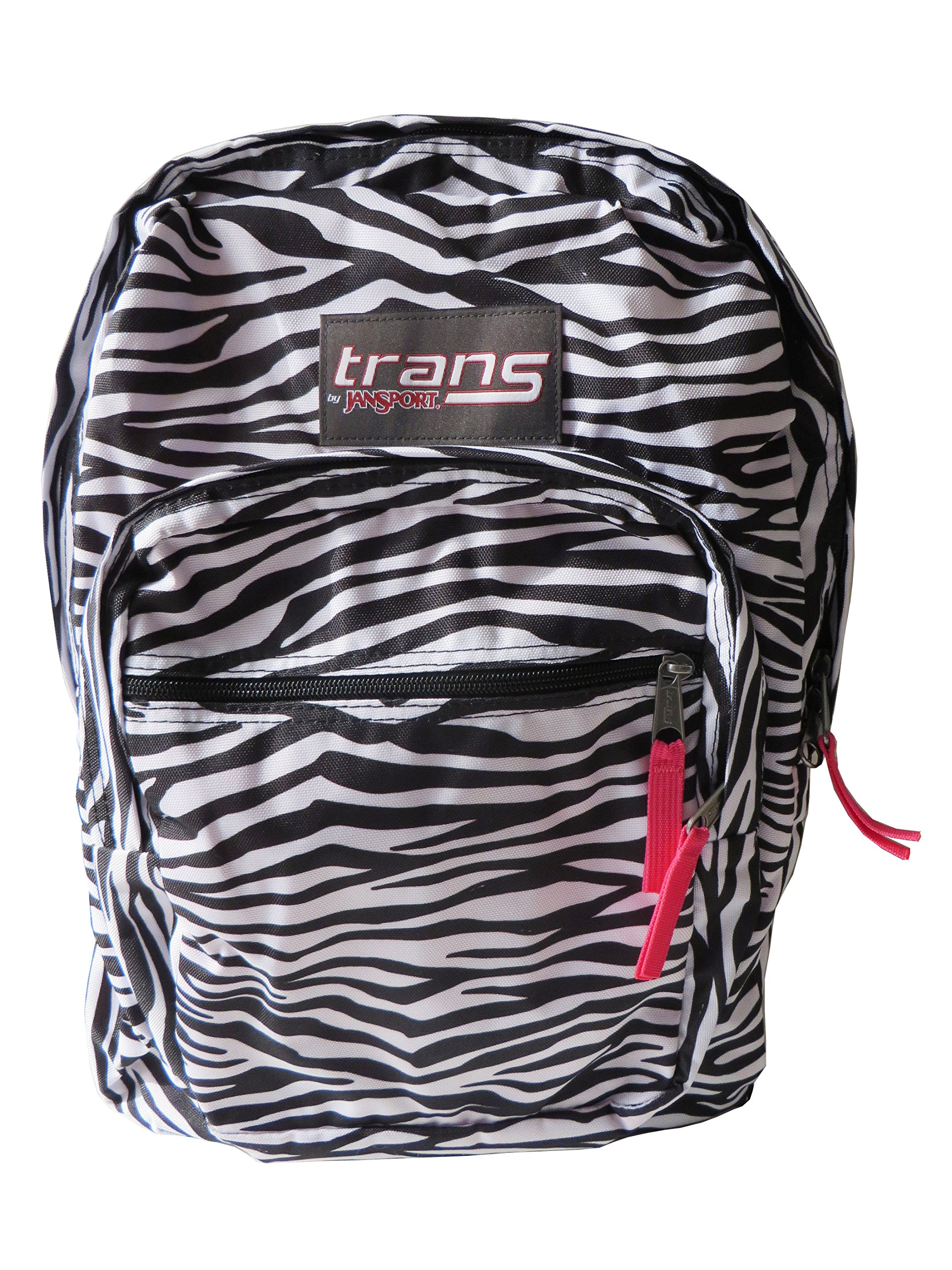 Trans By JanSport Supermax Backpack Zebra Print School Womens Girls