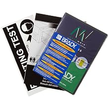 Brady 52041 MiniMark Depth, Vinyl, Polyester Die-cuts, Self Lams, Industrial Label Printer