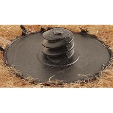 Weiler Tiger 3" Diameter, Coarse Grade, General Purpose, Non-Woven Surface Conditioning, Brown Plastic Button Style Disc