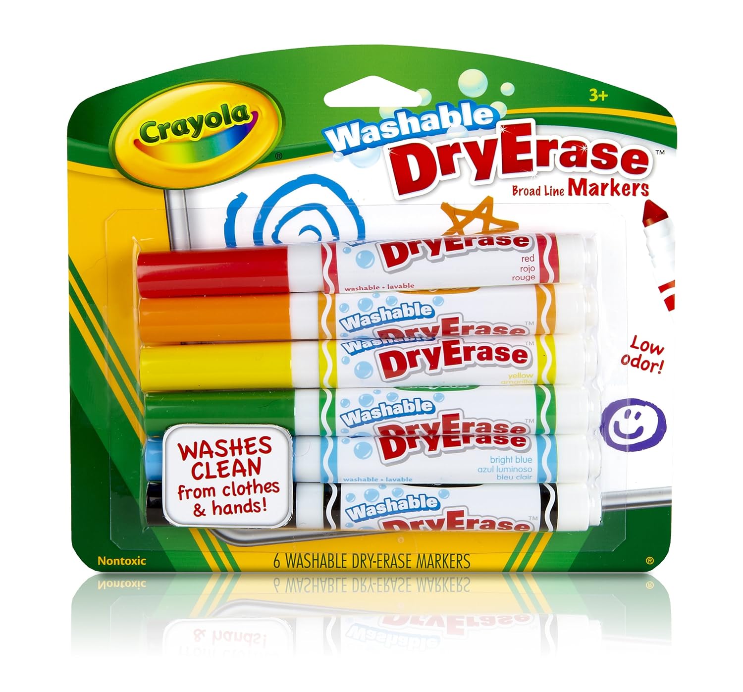 Amazon Crayola 6ct Dry Erase Broad Line Washable Markers Set Only 4.