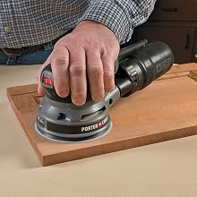 PORTER-CABLE 390 5-Inch Low Profile Random Orbit Sander with Hook and Loop Pad