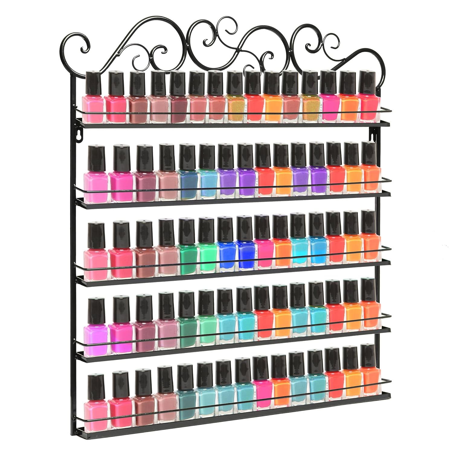 Professional Nail Polish Rack Holder Organizer Wall Mount Display
