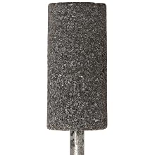 Norton NorZon Resin Bond Abrasive Mounted Point, Zirconia Alumina, W222 Shape, 1/4" Spindle Diameter, 1" Diameter x 2" Thickness, Grit 24 (Pack of 5)