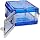Bel-Art Scienceware 420710006 Clear Secador 1.0 Desiccator Cabinet with Blue End Cap, 13.4" Width x 8.4" Height x 16.3" Depth