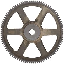 Martin Spur Gear, 14.5° Pressure Angle, Cast Iron, Inch, 3 Pitch