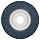 Merit Powerflex Contoured Abrasive Flap Disc, Type 29, Threaded Hole, Aluminum Backing, Zirconia Alumina