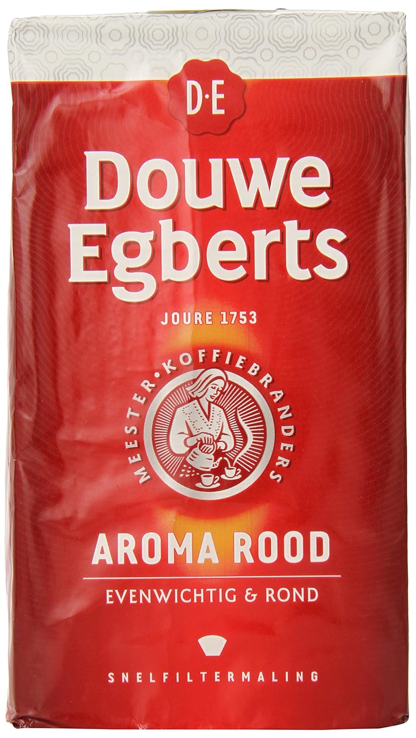 Douwe Egberts Aroma Rood Ground Coffee, 17.6Ounce (Pack of 2) , New