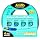 Amflo 13-50AE Blue 300 PSI Polyurethane Air Hose 3/8" x 50' With 1/4" MNPT Swivel Ends And Bend Restrictor Fittings