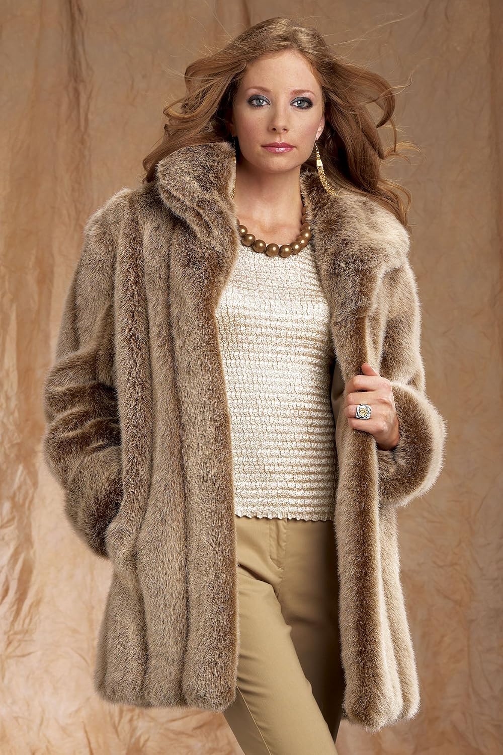 Red Fox 31 Faux Fur Jacket