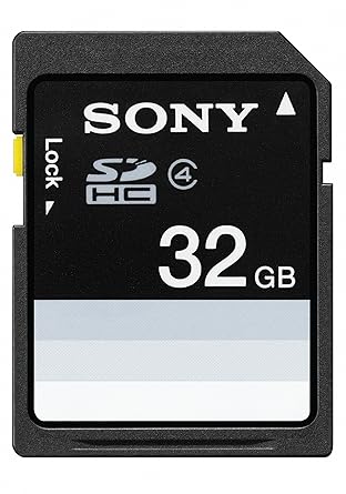 Sony Media SF32N4/TQM 32GB SDHC Class 4 Memory Card