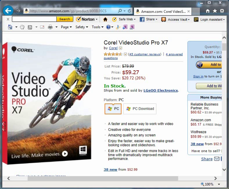 Amazon.com: Customer Reviews: Corel VideoStudio Pro X7 [Old Version]