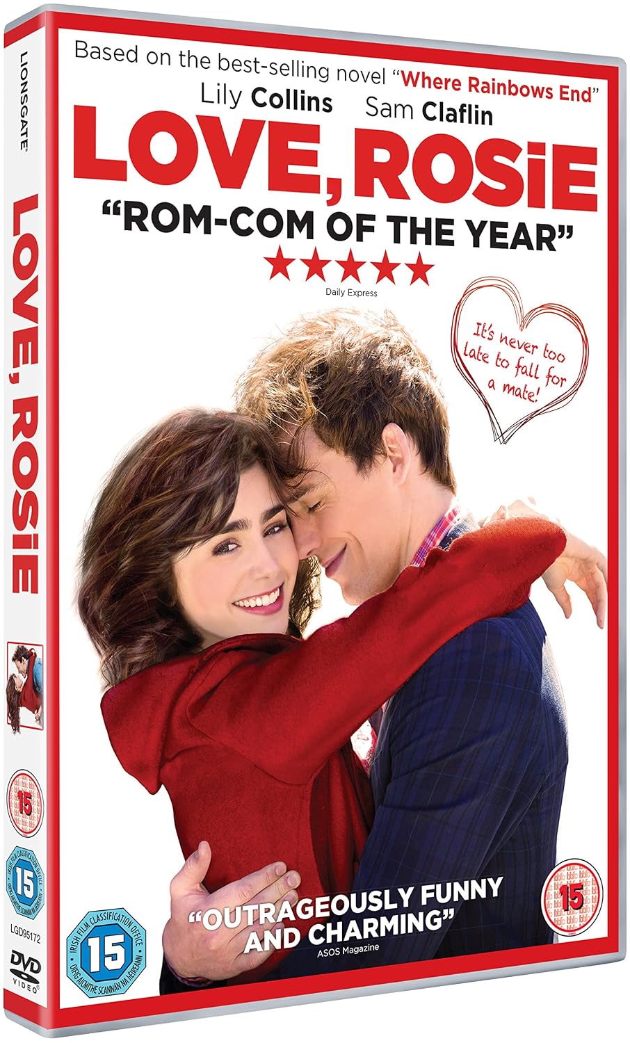 Love, Rosie DVD - Lily Collins, Sam Claflin