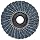 Weiler BobCat 2" Diameter, 40 Grit, Zirconium, Plastic Backing, Type 29 Specialty Abrasive Flap Mini Disc