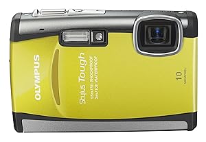 Olympus Stylus 6000 10MP Digital Camera with 3.6x Wide Angle Optical Dual Image Stabilized Zoom and 2.7-inch LCD (Yellow)