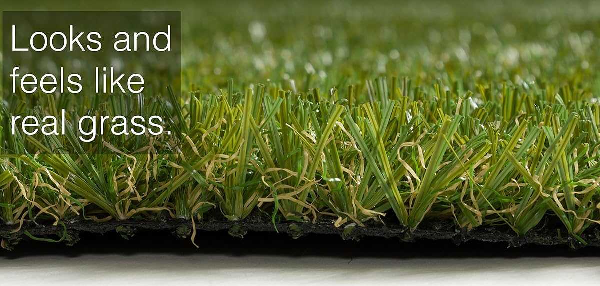 Super Lawn Artificial Grass Rug Indoor / Outdoor Carpet Synthetic Turf Fade Resistant Easy Care