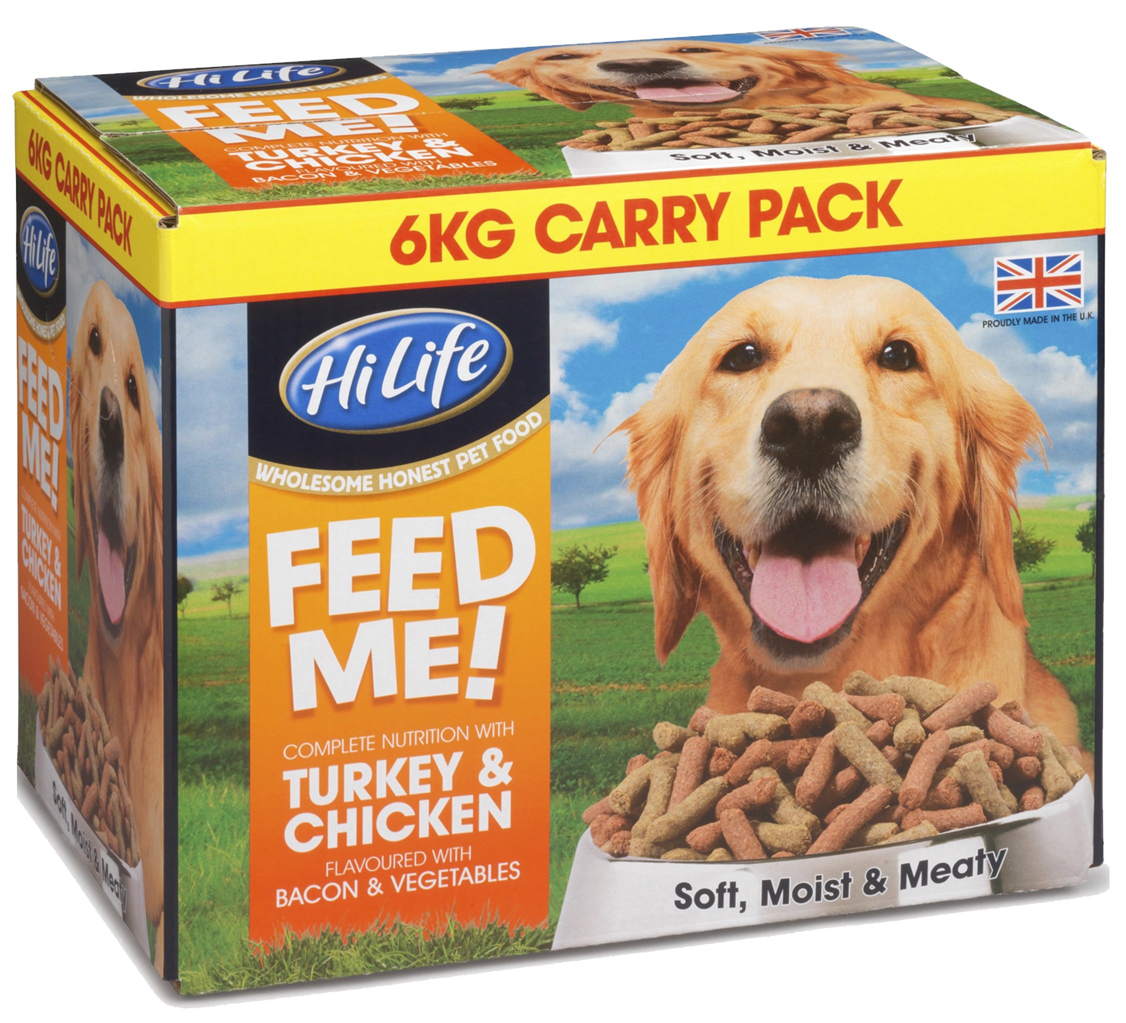HiLife Feed Me Dog Food Turkey Chicken & Fresh Vegetables With Bacon