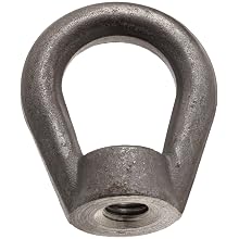 Steel Eye Nut, Not For Lifting, Grade 5, Right Hand Threads, Class 2B 5/8"-11 Threads, Made in US