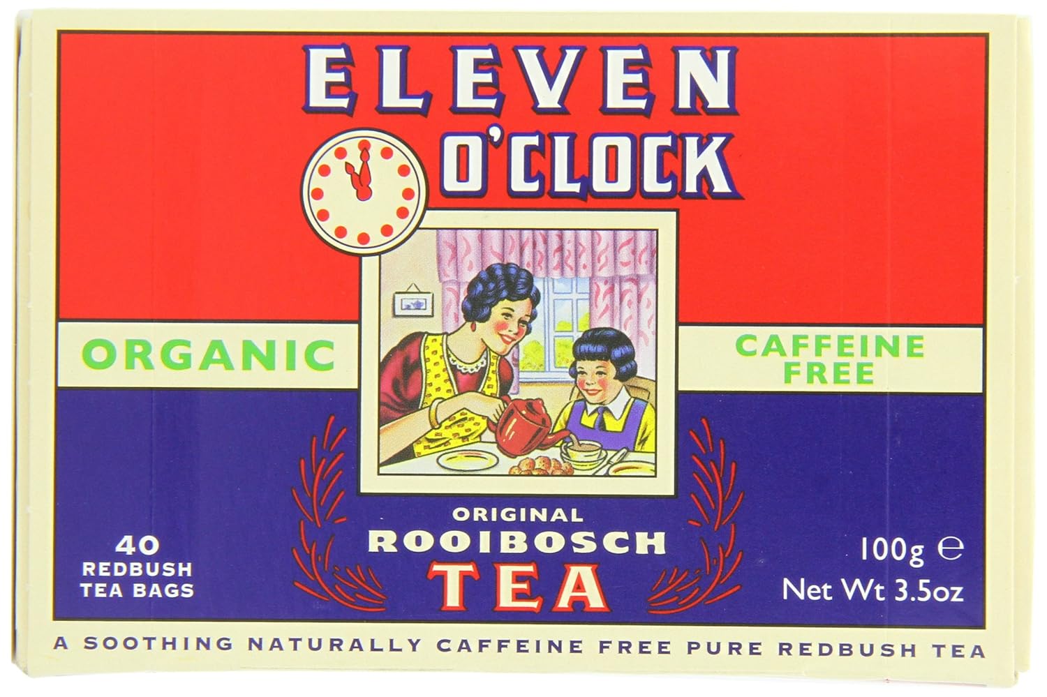 Eleven O'Clock Organic Rooibos 40 Tea bags British Shop Angielski Sklep