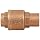 Milwaukee Valve UP1548T Series Bronze Spring Check Valve, Potable Water Service, Solder End