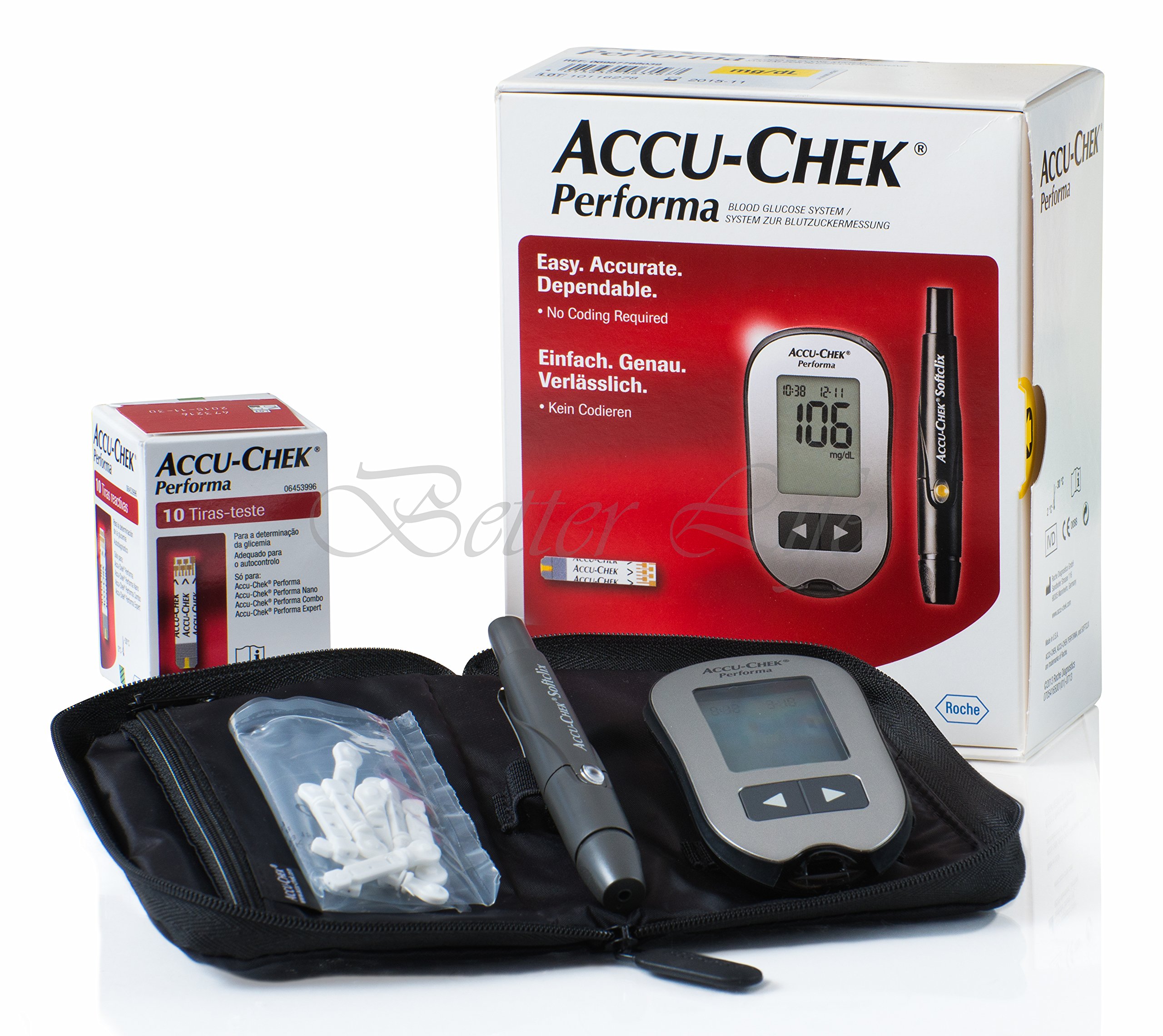 Galleon Accu Chek Performa Blood Glucose Meter And Lancing Device
