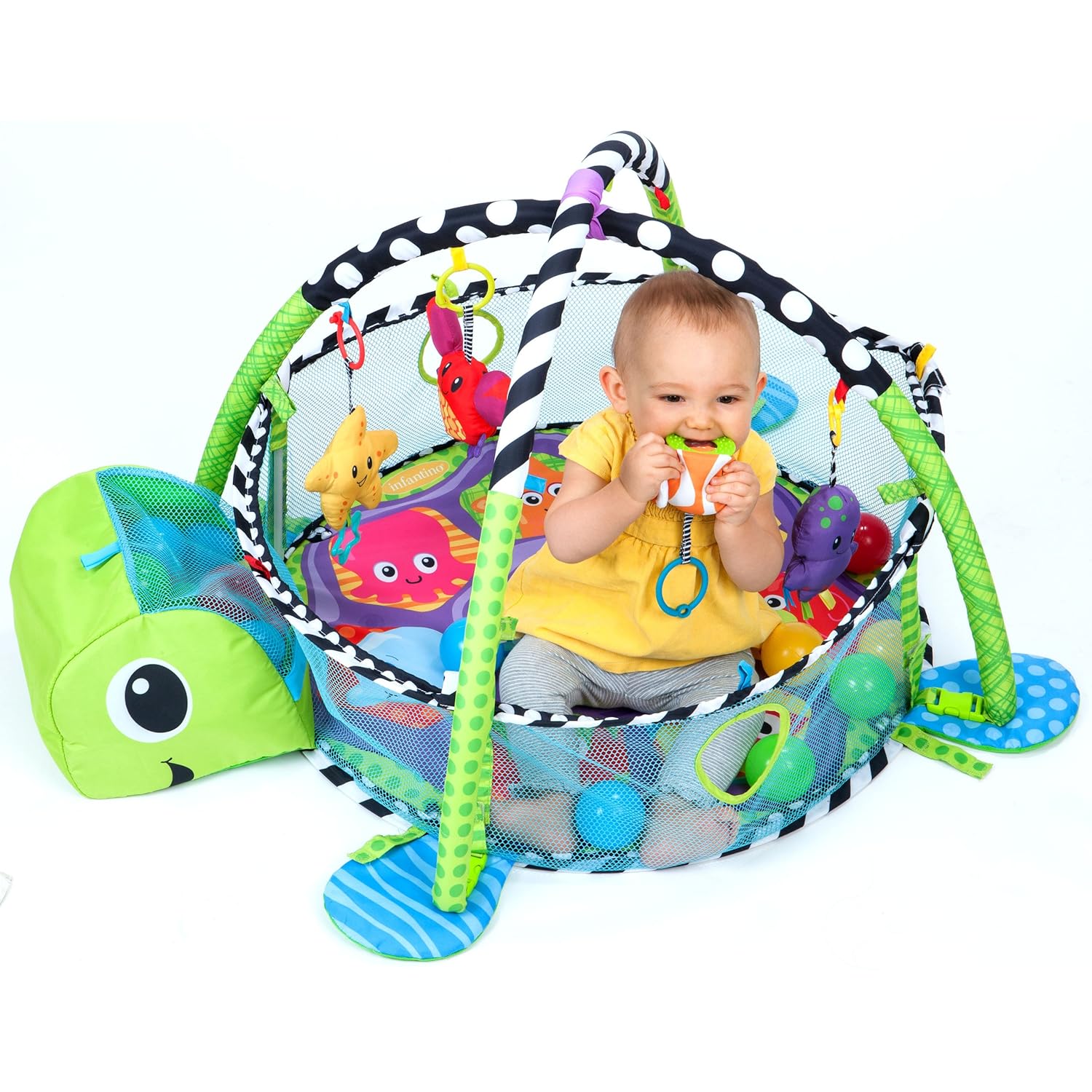 Infantino Growwithme Activity Gym and Ball Pit , New, Free Shipping