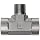 Parker Stainless Steel 316 Pipe Fitting, Branch Tee, NPT Female X NPT Female X NPT Male