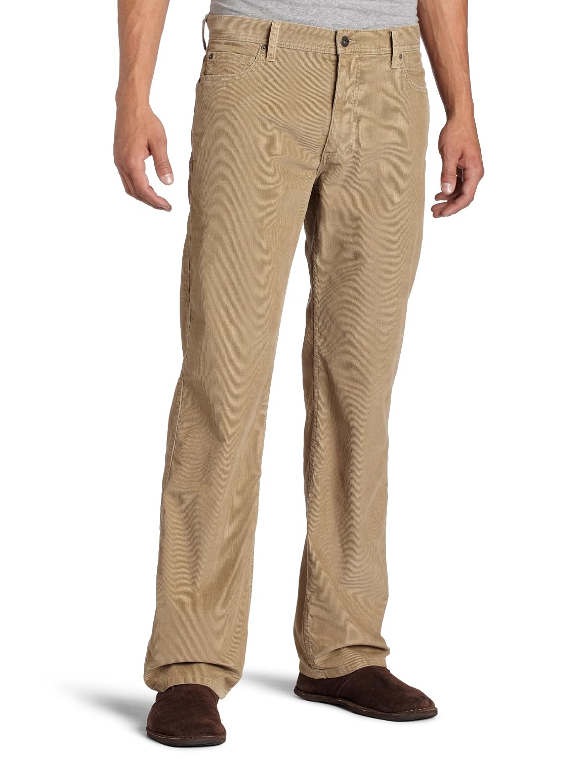 $11 for Dockers Mens 5 Pocket Khaki D3 Classic Fit Flat Front Cord Pant