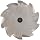 Union Butterfield 4537 High-Speed Steel Chucking Reamer, Right Hand Spiral Flute, Taper Shank, Uncoated (Bright) Finish