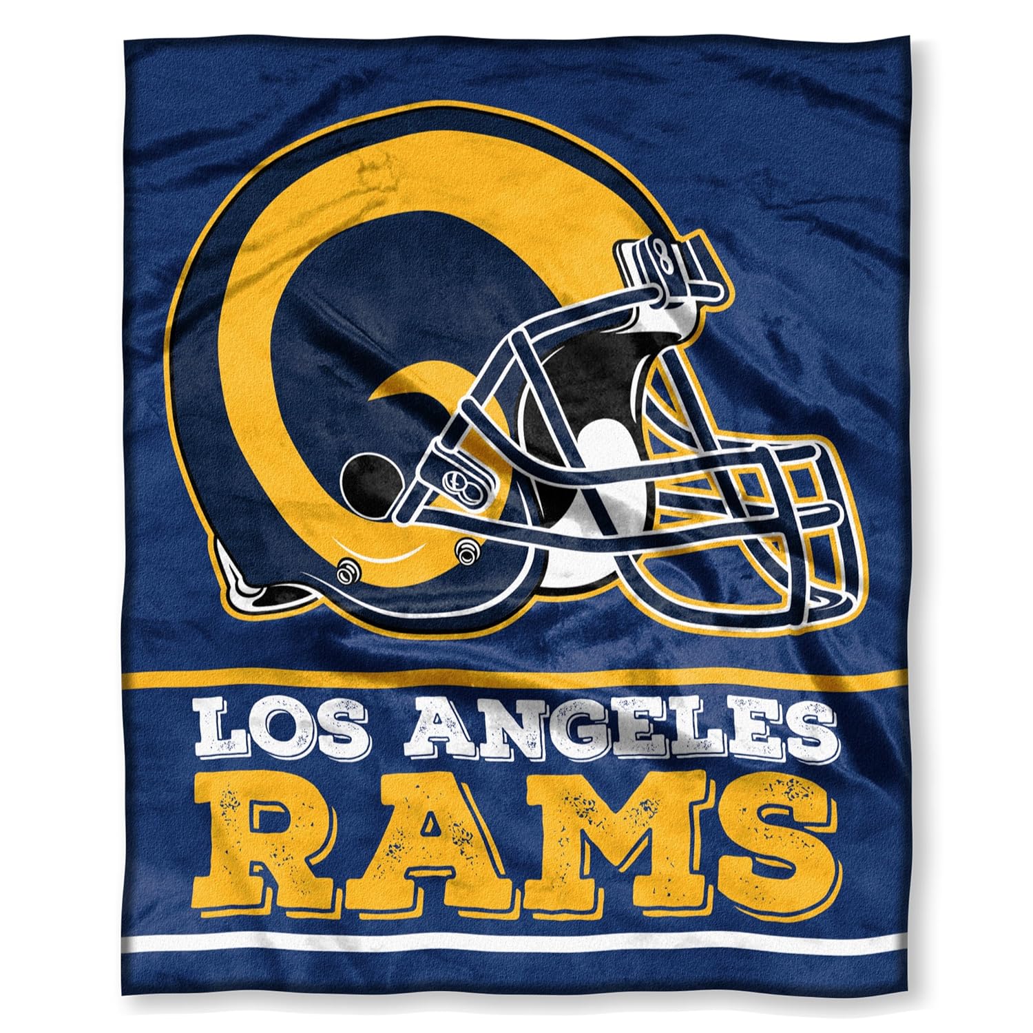 LOS ANGELES RAMS Throwback NFL Fairmount Silk Touch Throw Blanket 50" x