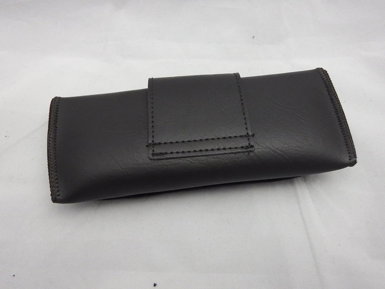 OverStock Blowout Sale Brown Double Snap Belt loop eyeglass case