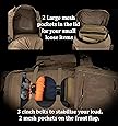 Taktischer Rucksack 75L mit Innenrahmen, MOLLE + Hydrationssystem