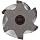 Alvord Polk 131-1 High-Speed Steel Chucking Reamer, Right Hand Spiral Flute, Taper Shank, Uncoated (Bright)